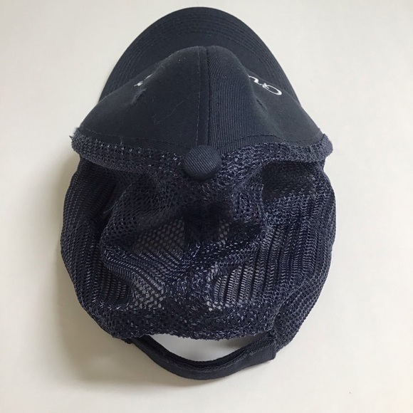 Gulfstream Aviation Hat Navy Blue Mesh White Embroidery Adjusts Jet Cap Retro - Picture 10 of 11